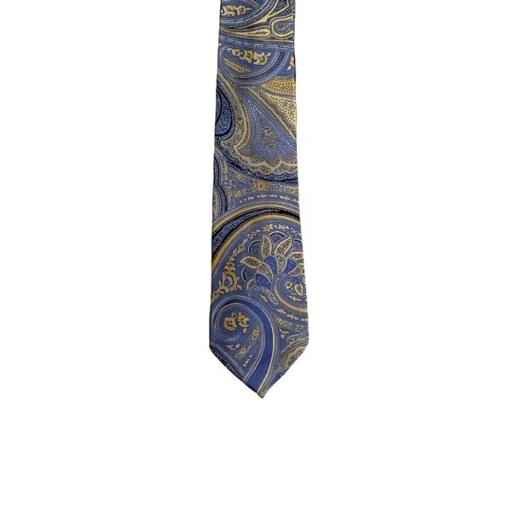 Resilio‎ 100% Silk Paisley Tie (Necktie)